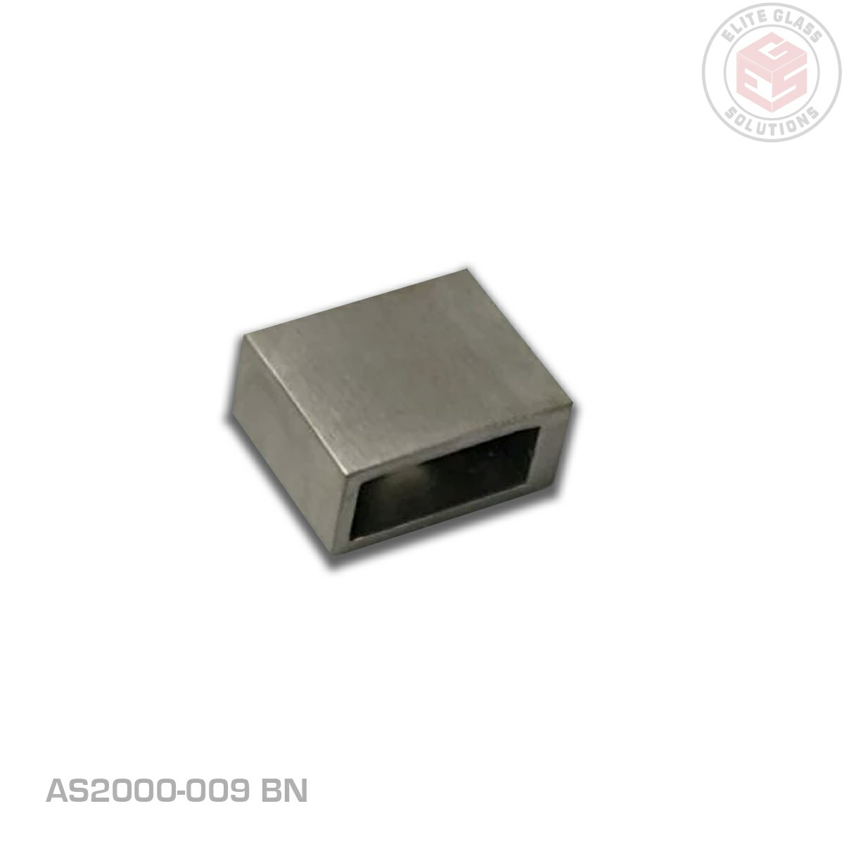 AS2000 - Aquaslide 2000 Side Panel Rail Mount - Brushed Nickle